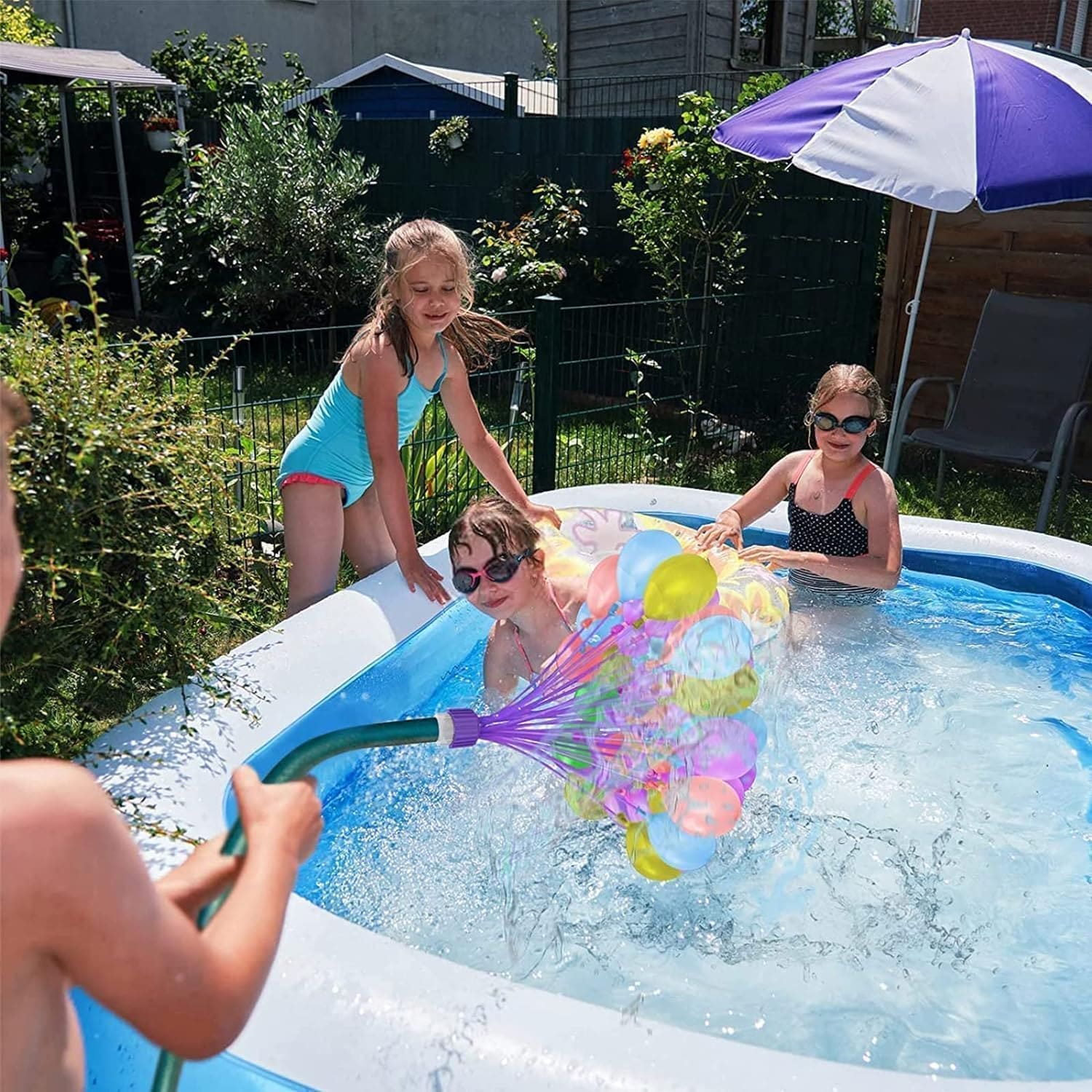 Magic Water Filling Balloon, 111 Pcs Water Balloons Bomb, Children Water War Game Kit, Latex Water Balloon Outdoor Toy, Water Balloon For Summer Toy, Rapid Filling Water Balloon Magic Water Filling Balloon, 111 Pcs Water Balloons Bomb, Children Water War Game Kit, Latex Water Balloon Outdoor Toy, Water Balloon For Summer Toy, Rapid Filling Water Balloon